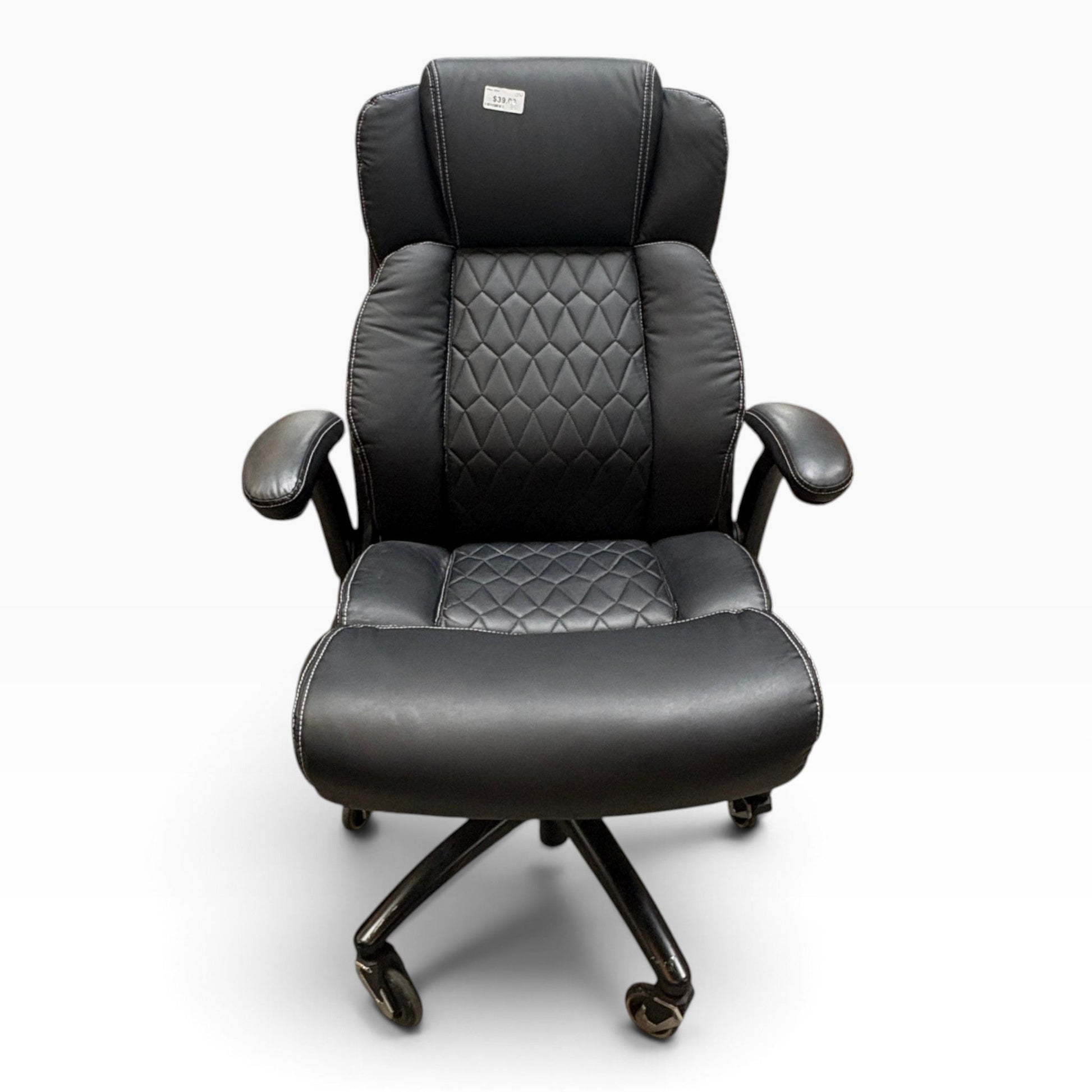 GDM Habitat for Humanity ReStore Black Executive Office Chair