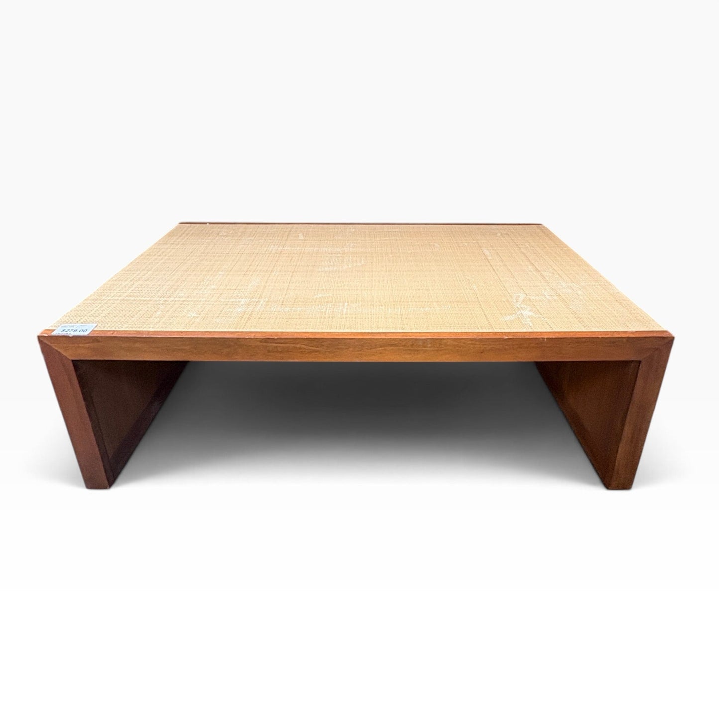GDM Habitat for Humanity ReStore Cane-Top Coffee Table