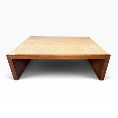 GDM Habitat for Humanity ReStore Cane-Top Coffee Table