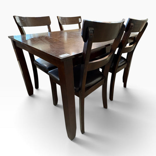 5 Pc Espresso Dining Set