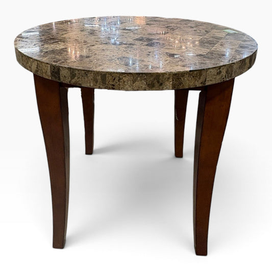 Round Tile Top Dining Table
