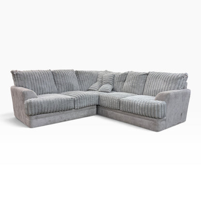 Gray Chenille Sectional Sofa location-set TRUE