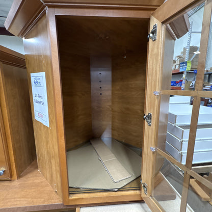 23 Pc Maple Cabinet Set FALSE location-set