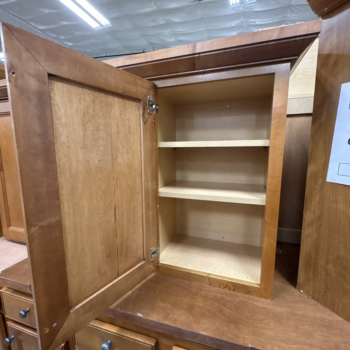 23 Pc Maple Cabinet Set FALSE location-set