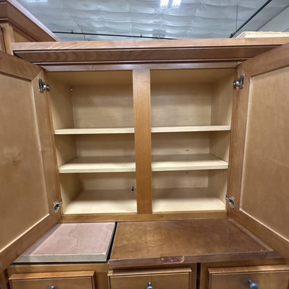 23 Pc Maple Cabinet Set FALSE location-set