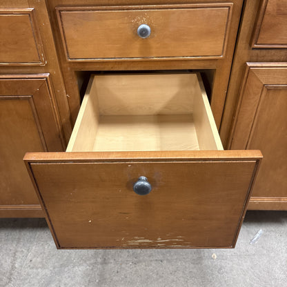 23 Pc Maple Cabinet Set FALSE location-set