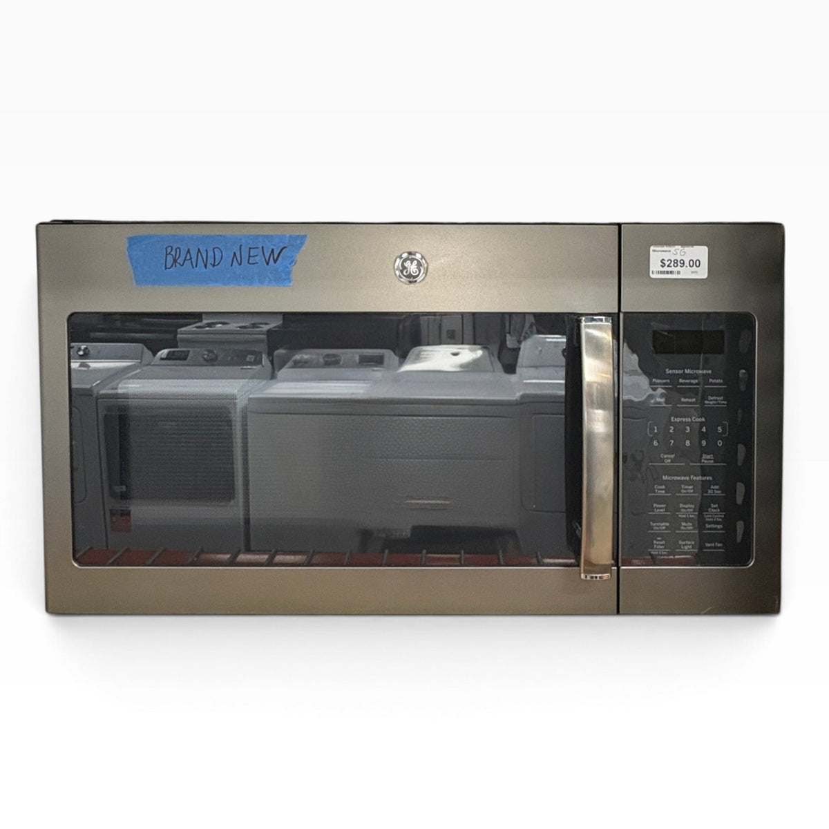 GE Slate Over-the-Range Microwave with Sensor Cooking at the Urbandale Habitat ReStore