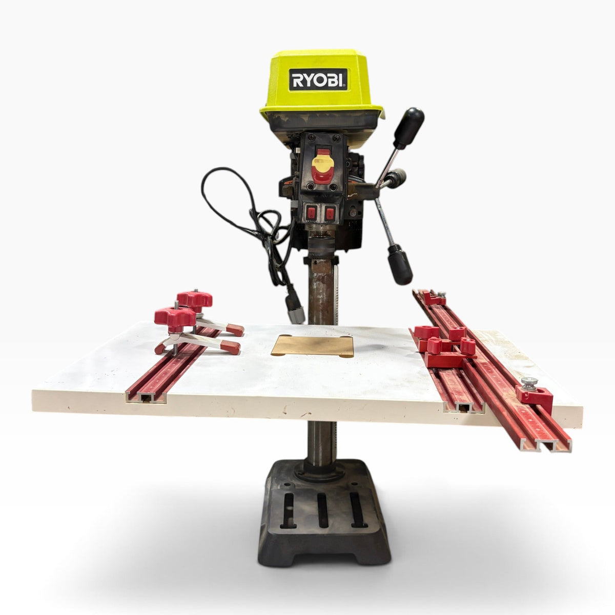 Ryobi Benchtop Drill Press with Woodpeckers Table and Fence at the Urbandale Habitat ReStore