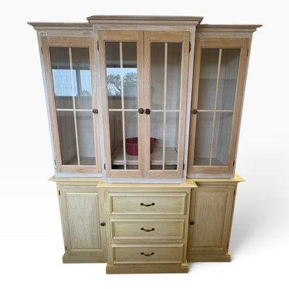 GDM Habitat for Humanity ReStore Oak Lighted China Hutch