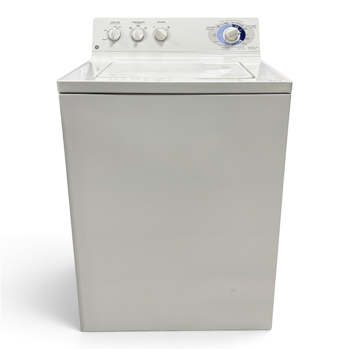 GDM Habitat for Humanity ReStore GE Super Capacity Plus Top-Load Washer, Almond