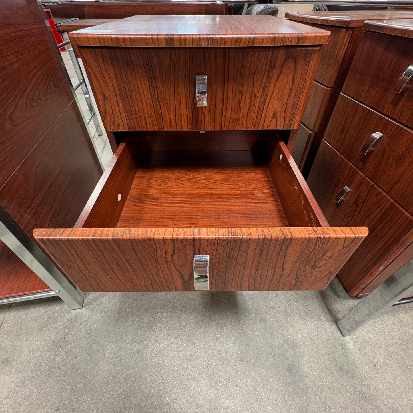 GDM Habitat for Humanity ReStore 5-Piece Glass-Top L-Shaped Office Desk Set