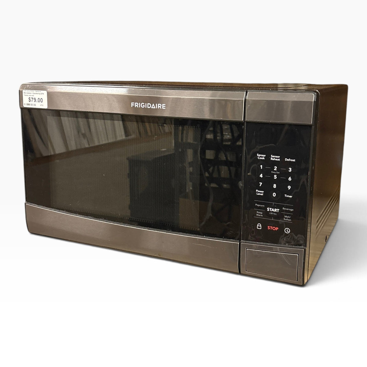 GDM Habitat for Humanity ReStore Frigidaire Blk SS Microwave