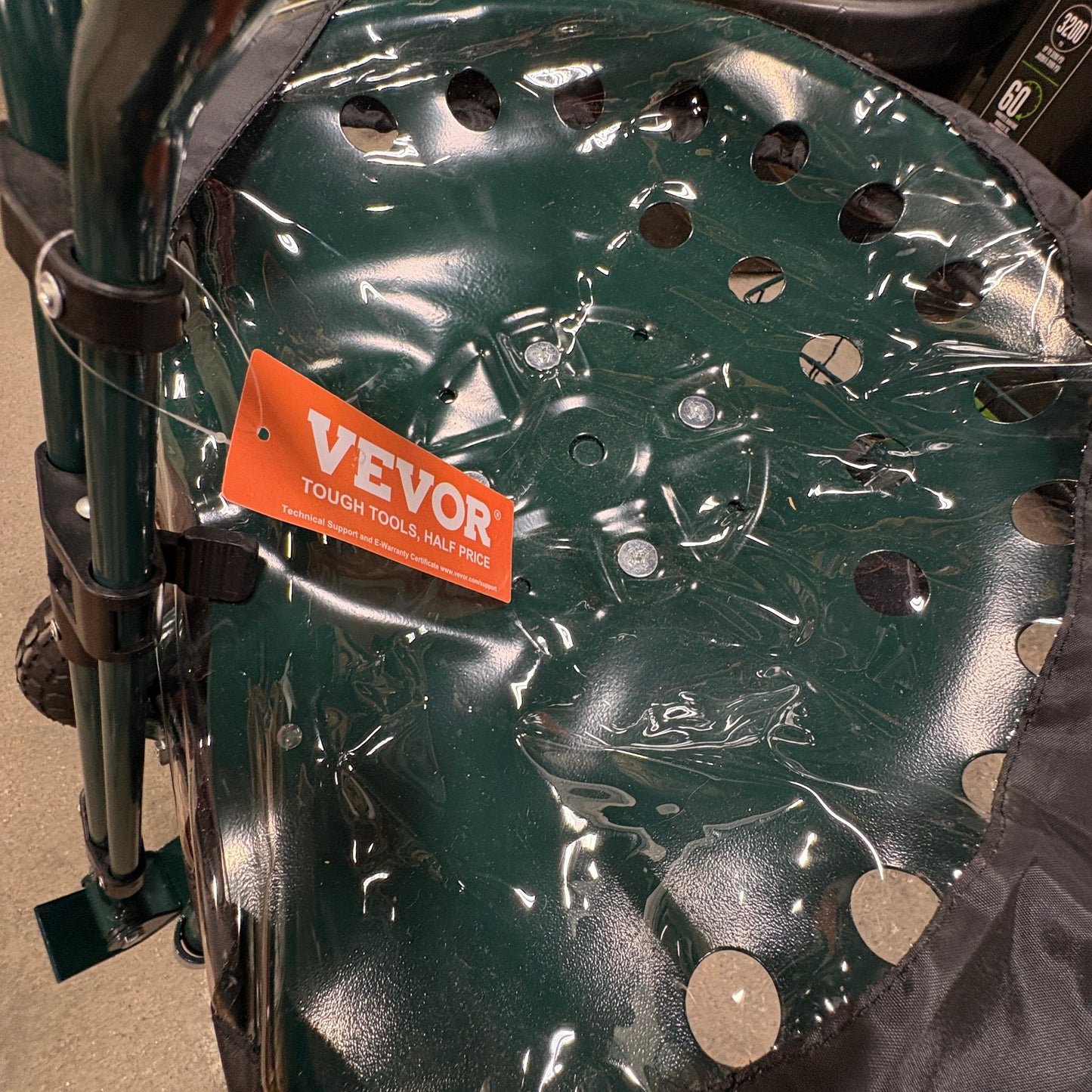 GDM Habitat for Humanity ReStore VEVOR Rolling Garden Cart Scooter with Swivel Seat