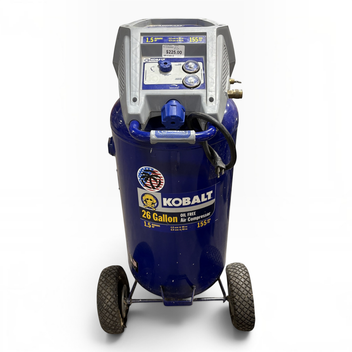 GDM Habitat for Humanity ReStore Kobalt 26 Gallon Oil-Free Portable Air Compressor