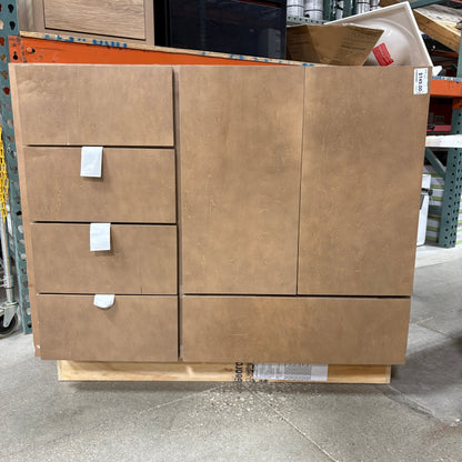 GDM Habitat for Humanity ReStore Unfinished Maple 40 in Vanity Cabinet Base