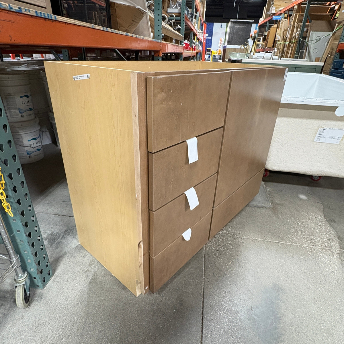 GDM Habitat for Humanity ReStore Unfinished Maple 40 in Vanity Cabinet Base