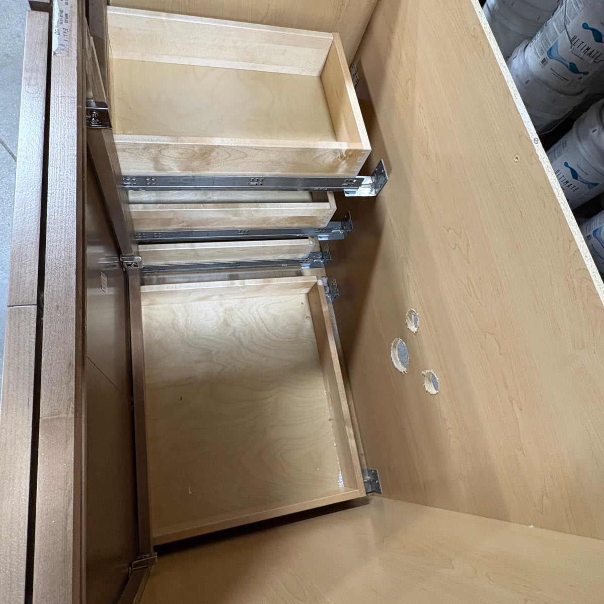 GDM Habitat for Humanity ReStore Unfinished Maple 40 in Vanity Cabinet Base