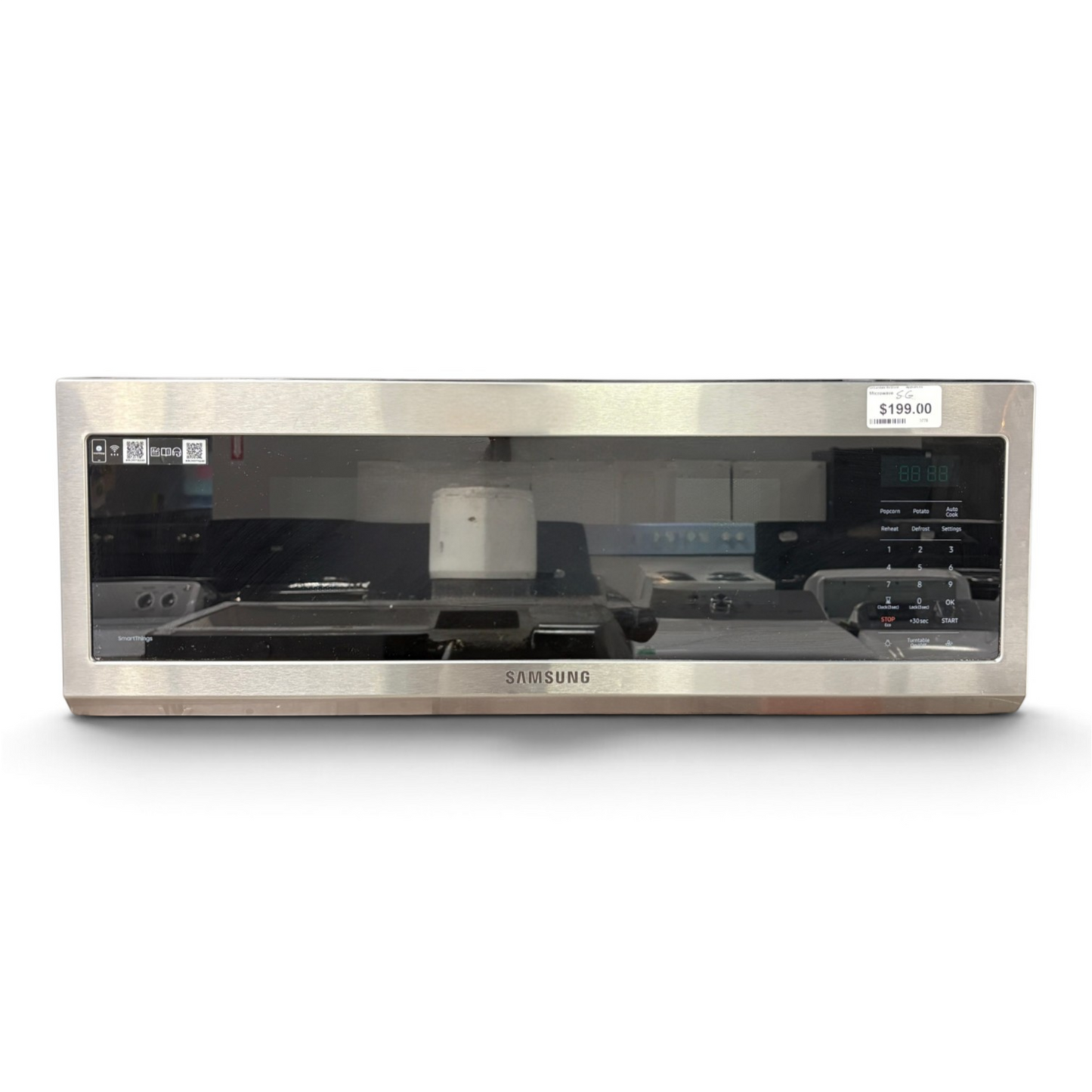 GDM Habitat for Humanity ReStore Samsung Low-Profile Over-the-Range Microwave, Stainless