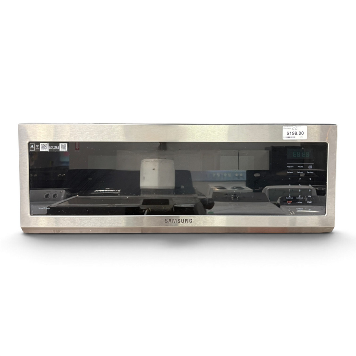 GDM Habitat for Humanity ReStore Samsung Low-Profile Over-the-Range Microwave, Stainless