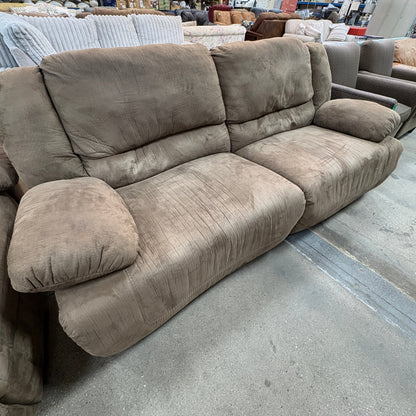 Brown Microfiber Sofa
