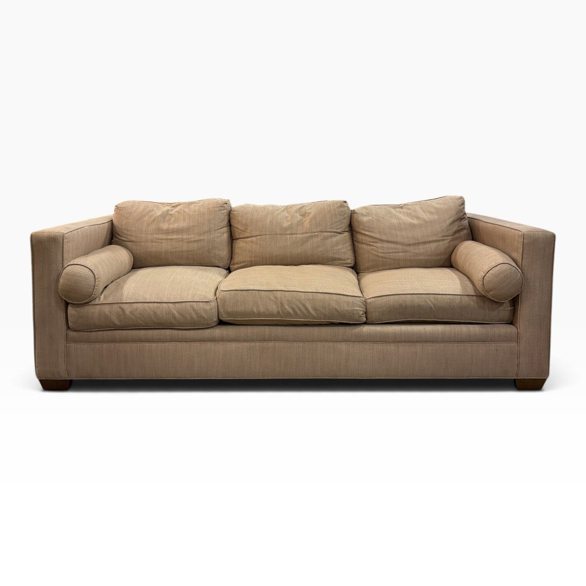 Beige 3 Cushion Sofa