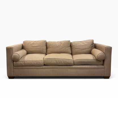Beige 3 Cushion Sofa