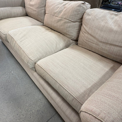 Beige 3 Cushion Sofa
