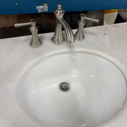 60 in White Vanity Set