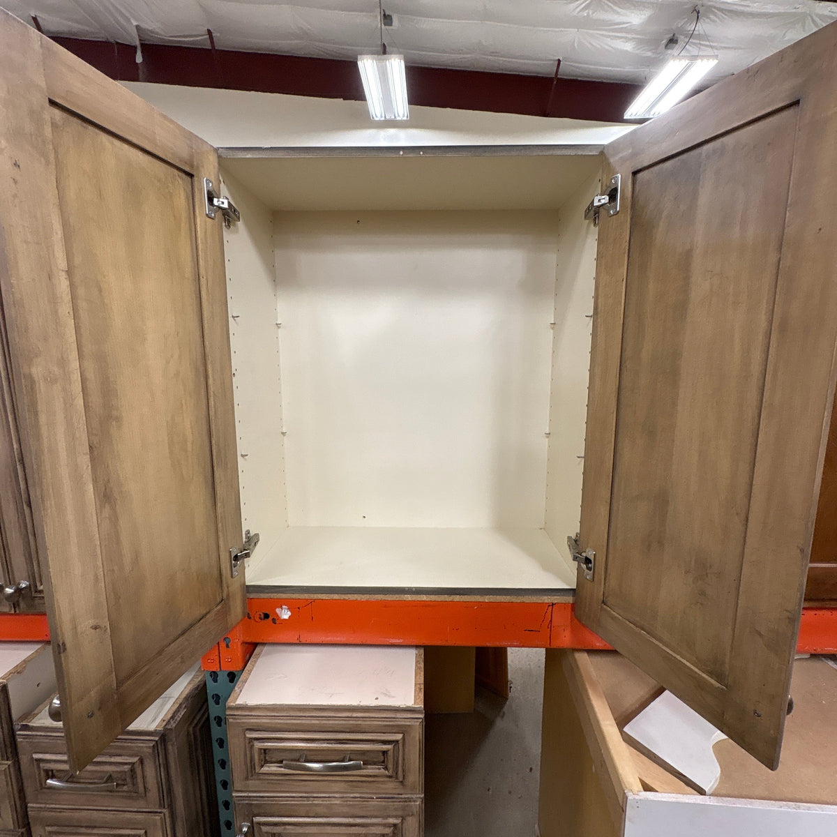 14 Pc Glazed Cabinet Set