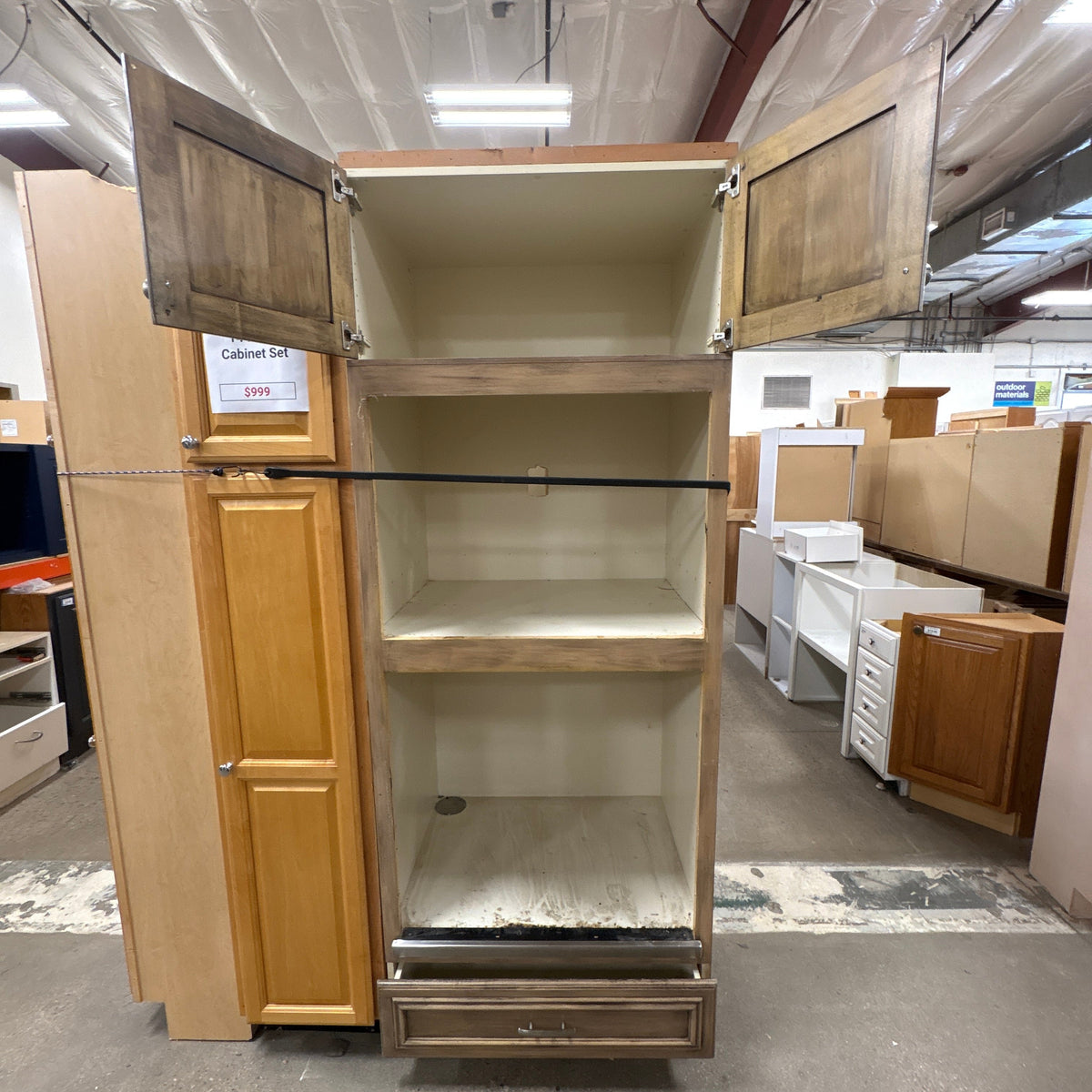 14 Pc Glazed Cabinet Set