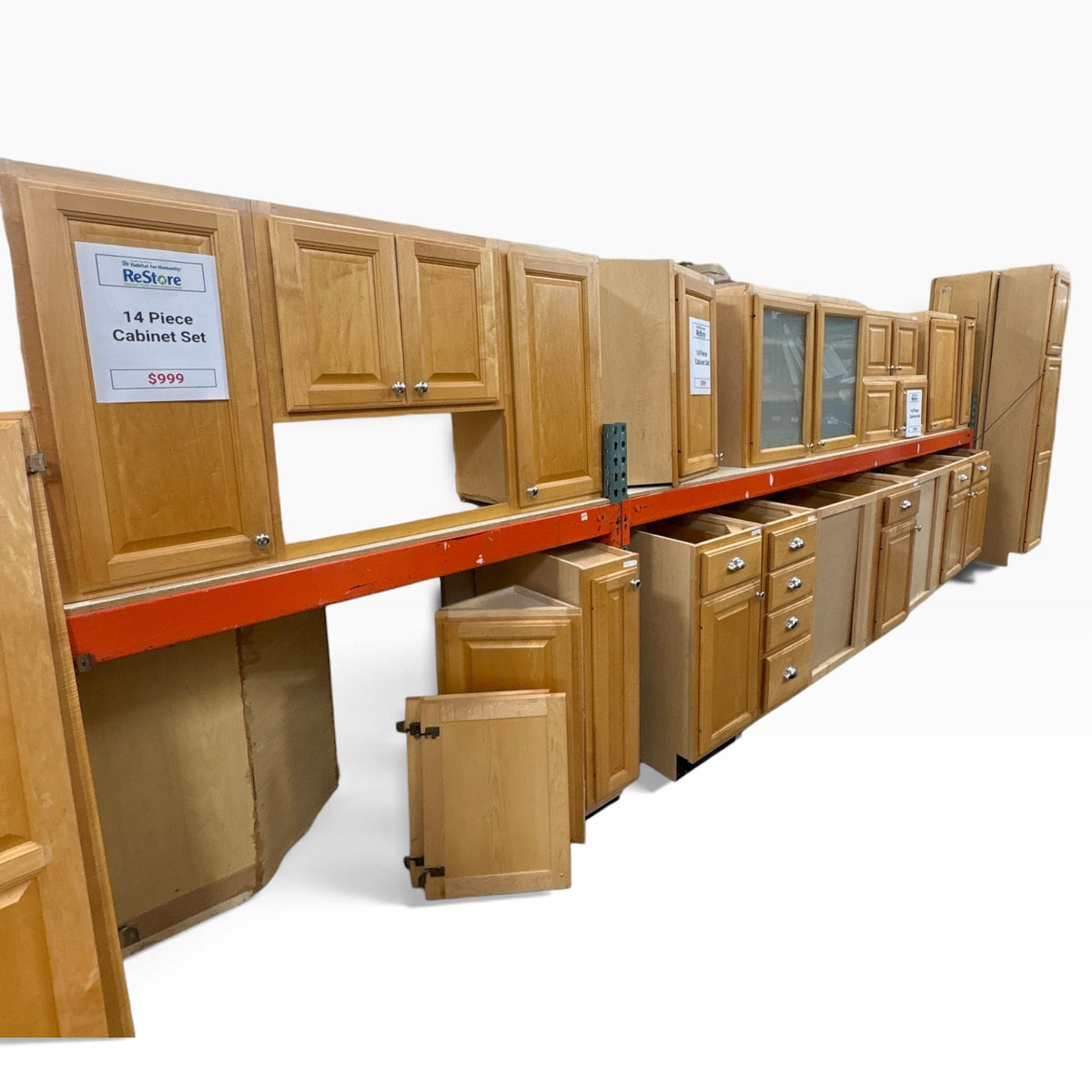 14 Pc KraftMaid Cabinet Set