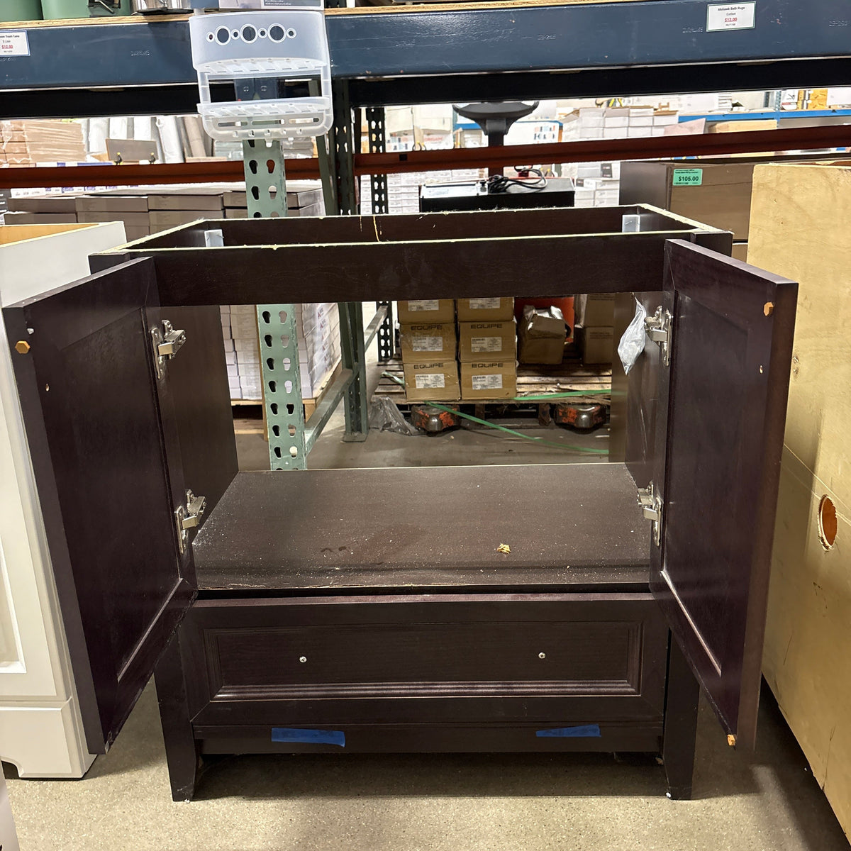 30 in Espresso Vanity Base