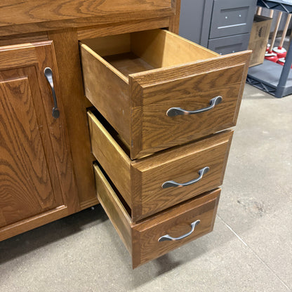 Oak Vanity with Granite Top