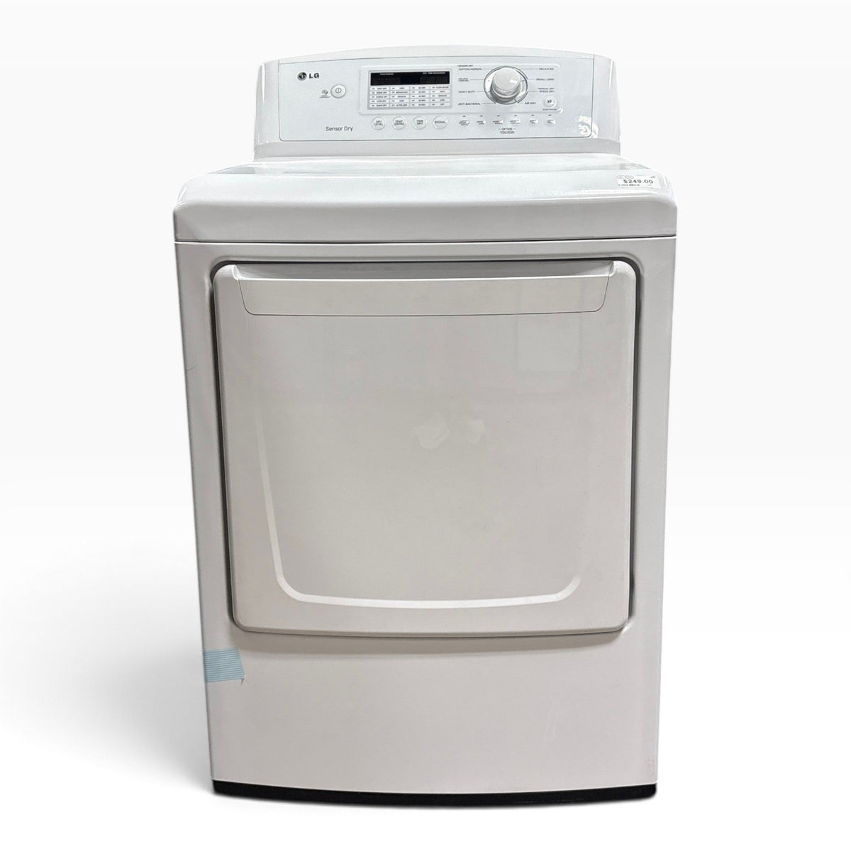 LG 7.3 cu ft Sensor Dry Electric Dryer, White