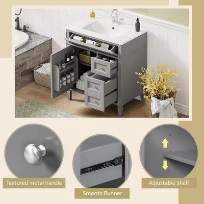 30 in Bath Vanity with Top, New in Carton