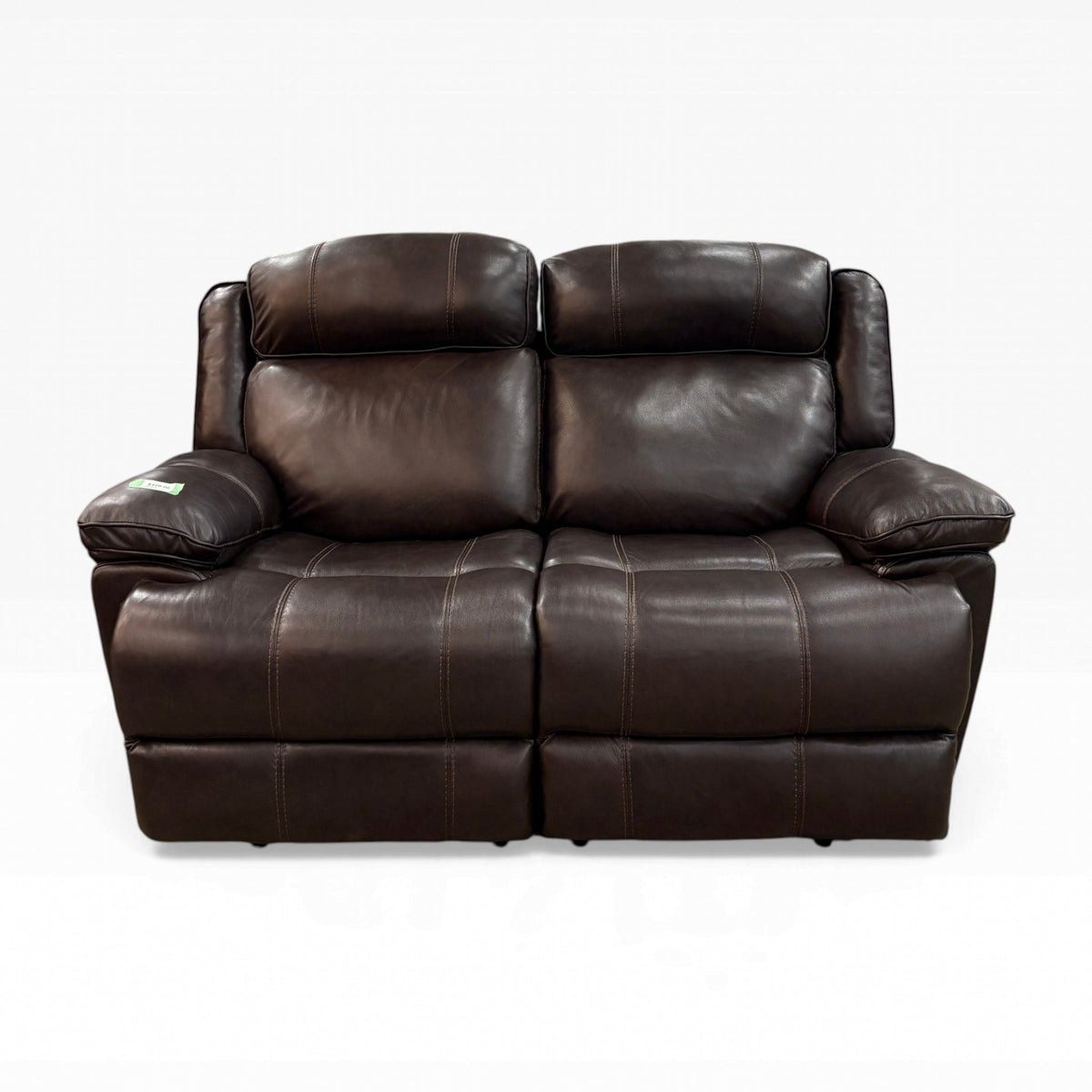 Leather Power Recline Loveseat FALSE location-set