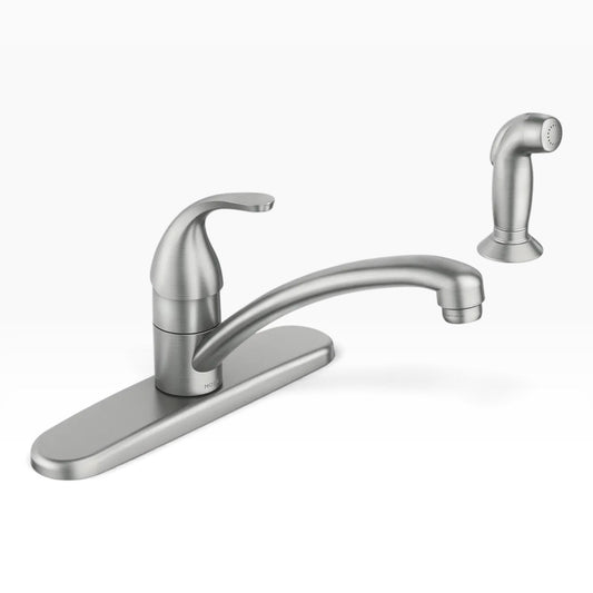 Moen Adler 87604 Stainless Kitchen Faucet with Side Sprayer