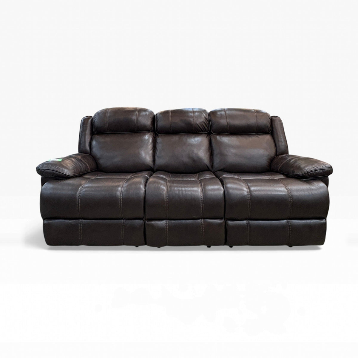Leather Power Reclining Sofa FALSE location-set
