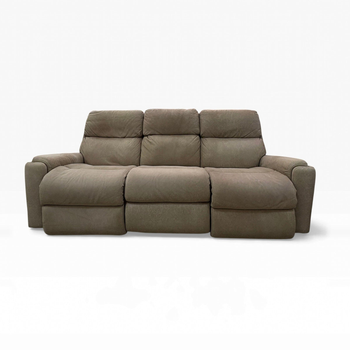 Taupe Power Reclining Sofa location-set