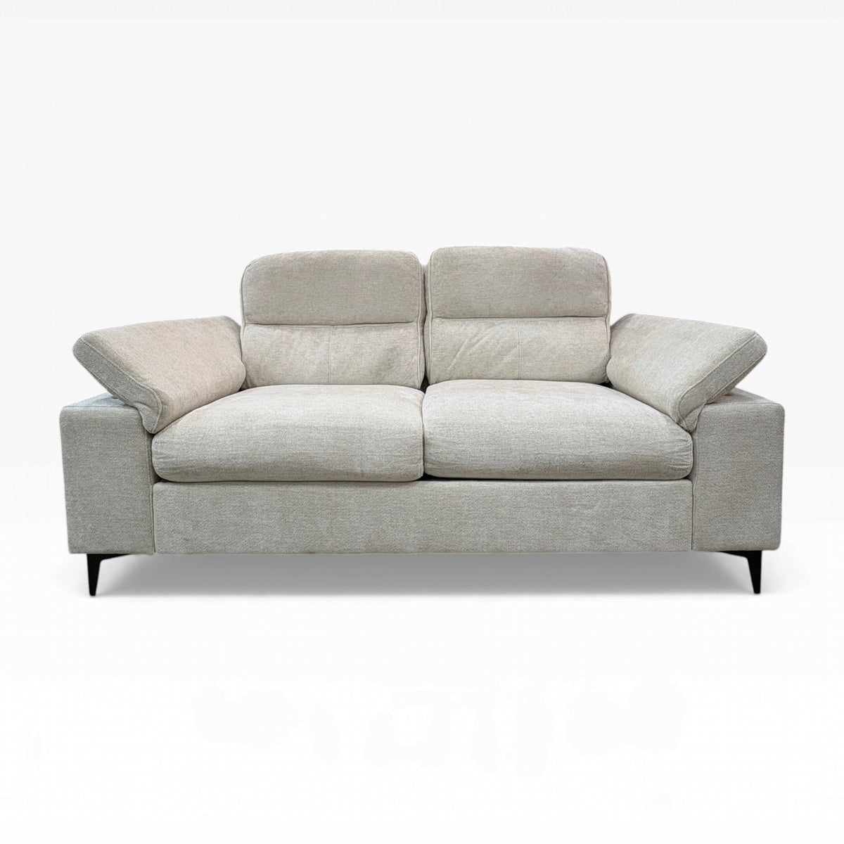 Cream Modern Loveseat FALSE location-set