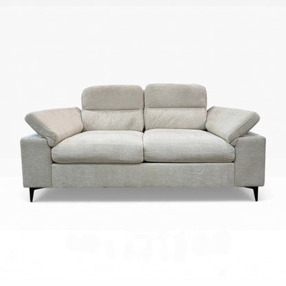 Cream Modern Loveseat FALSE location-set