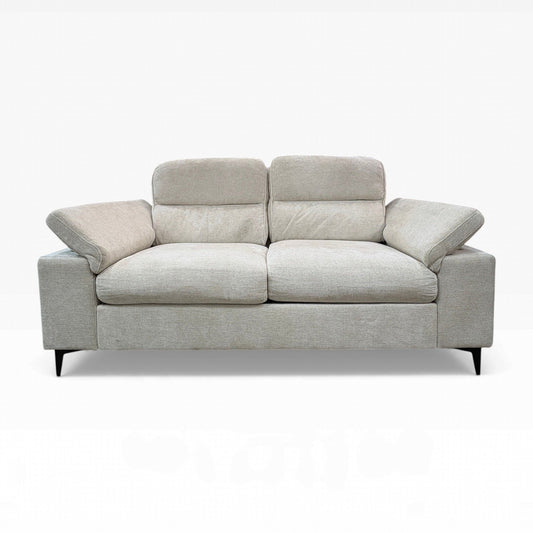 Cream Modern Loveseat FALSE location-set