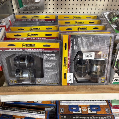 Brinks Keyed Entry Lock Set