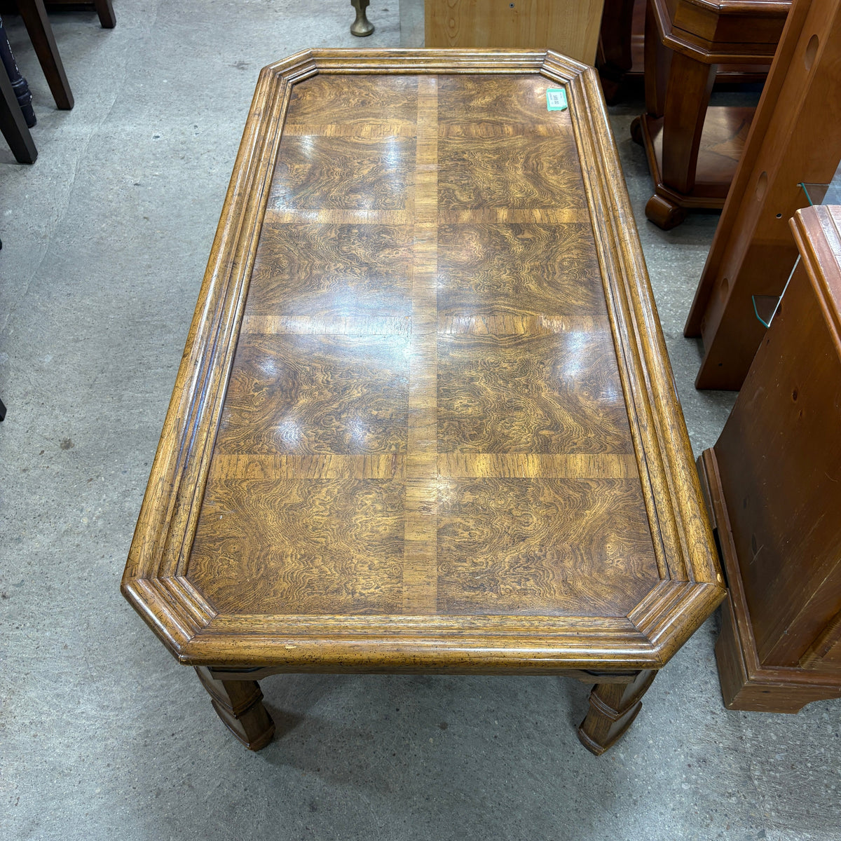 Burl Wood Coffee Table FALSE location-set