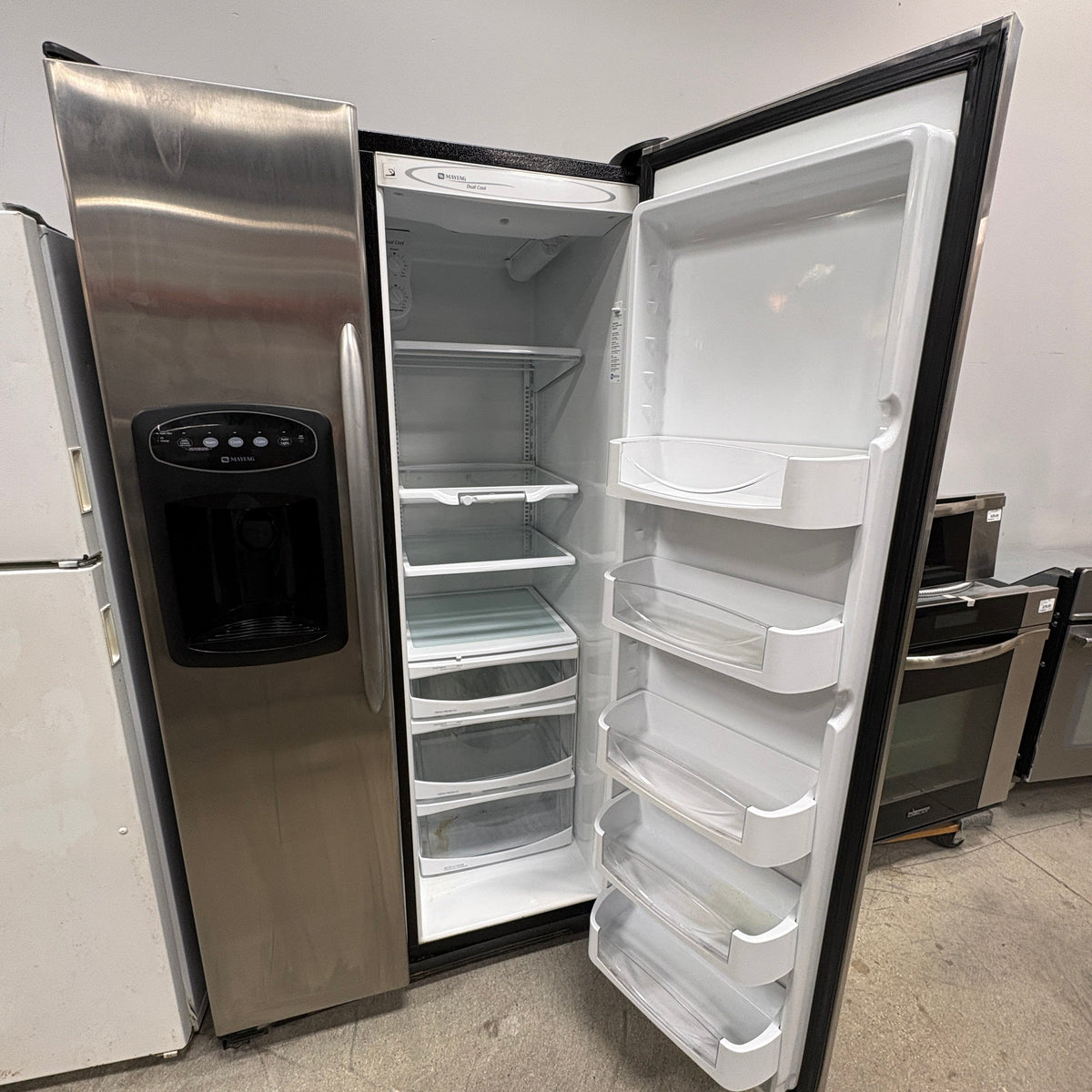 GDM Habitat for Humanity ReStore Maytag Side by Side Fridge