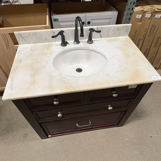 36 in Espresso Vanity Set