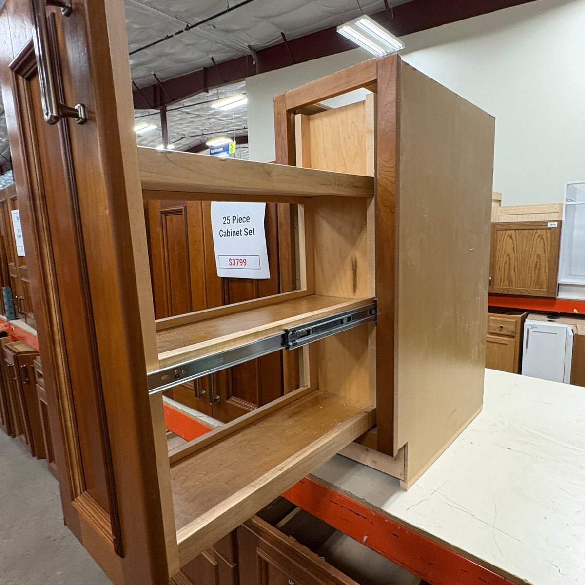 GDM Habitat for Humanity ReStore 25-Piece Cherry Kitchen Cabinet Set