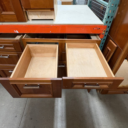 GDM Habitat for Humanity ReStore 25-Piece Cherry Kitchen Cabinet Set