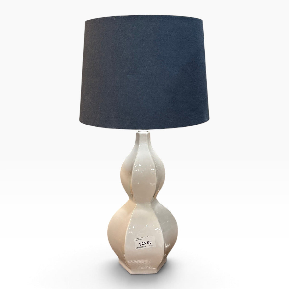 GDM Habitat for Humanity ReStore White Ceramic Table Lamp