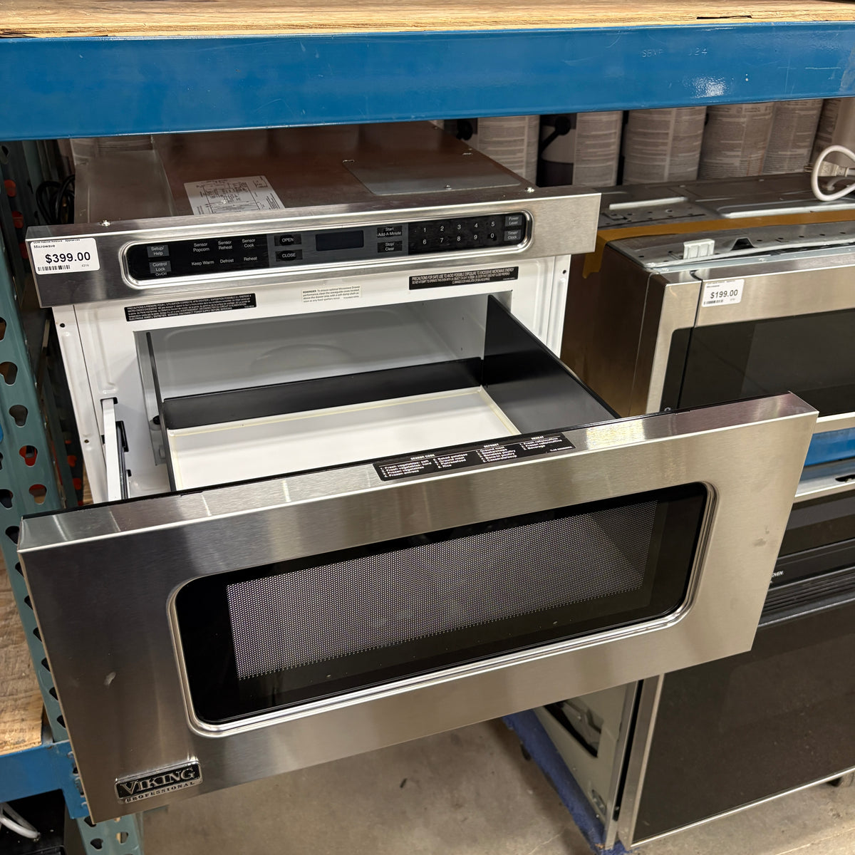 Viking Pro Microwave Drawer